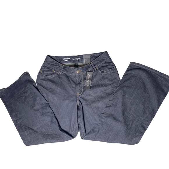 New Lane Bryant Size 14P Dark Wash Distinctly Boot Boot Cut Jeans Stretc… - Picture 2 of 8